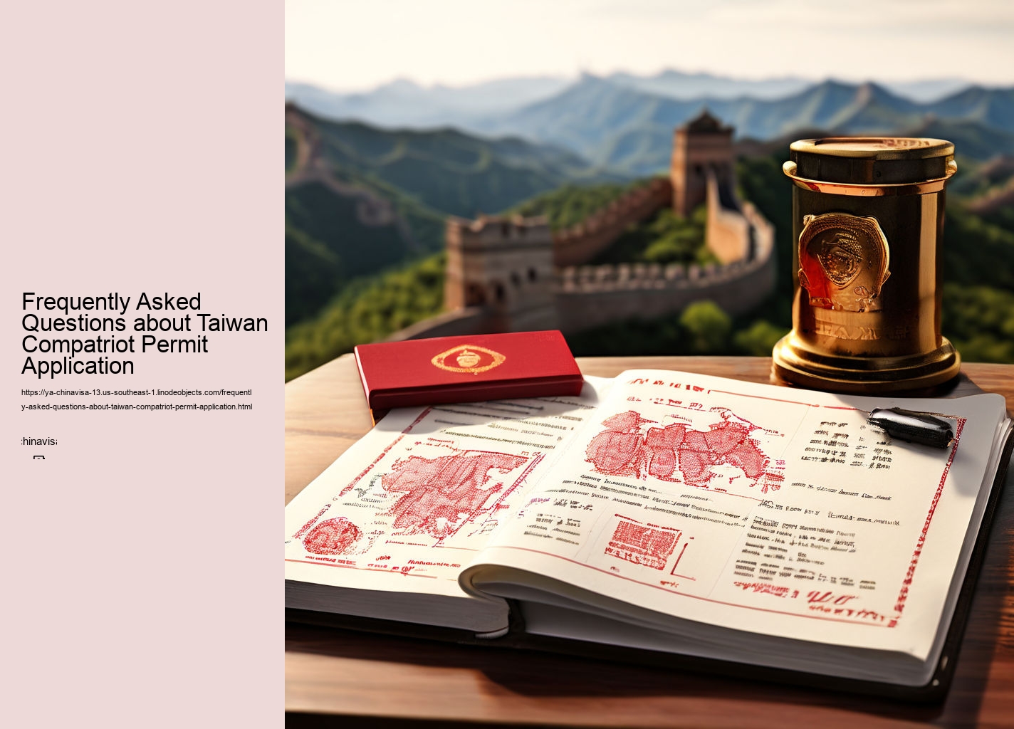 Frequently Asked Questions about Taiwan Compatriot Permit Application